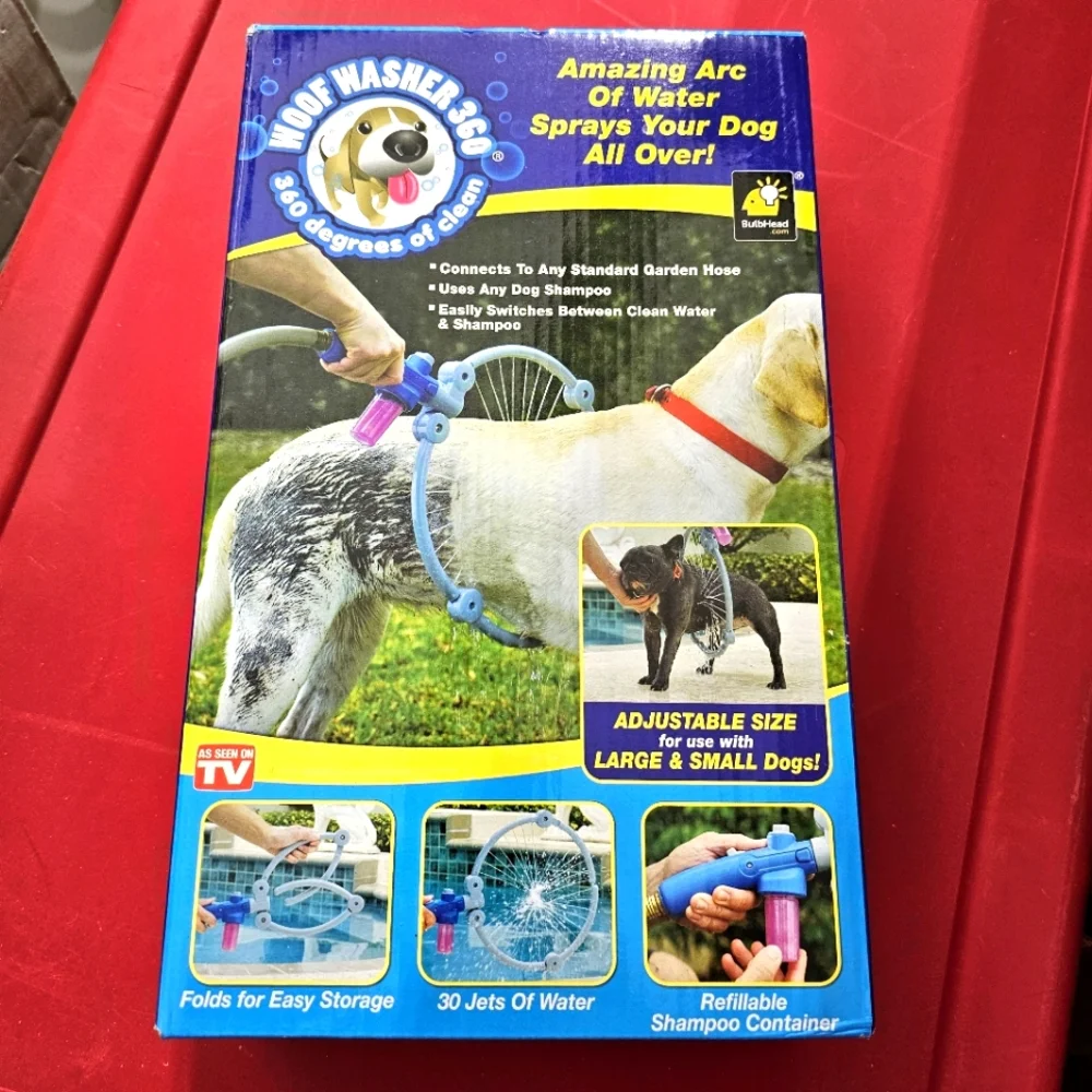 New Woof Washer 360 - Blue & Gray